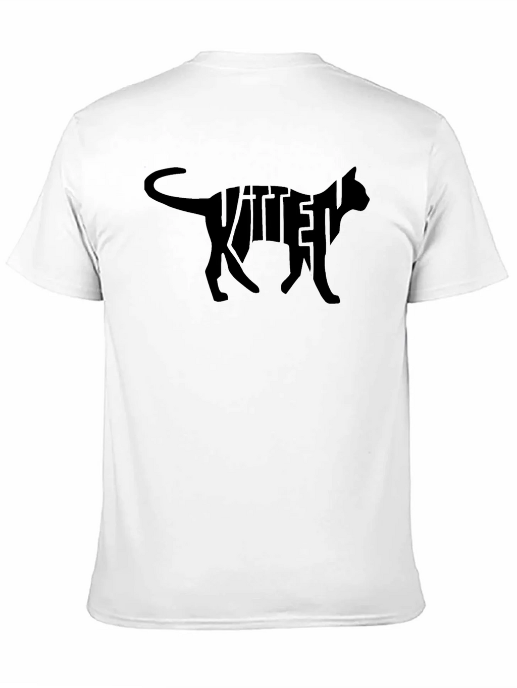 Kitten Cat Silhouette Graphic T-Shirt product image 2