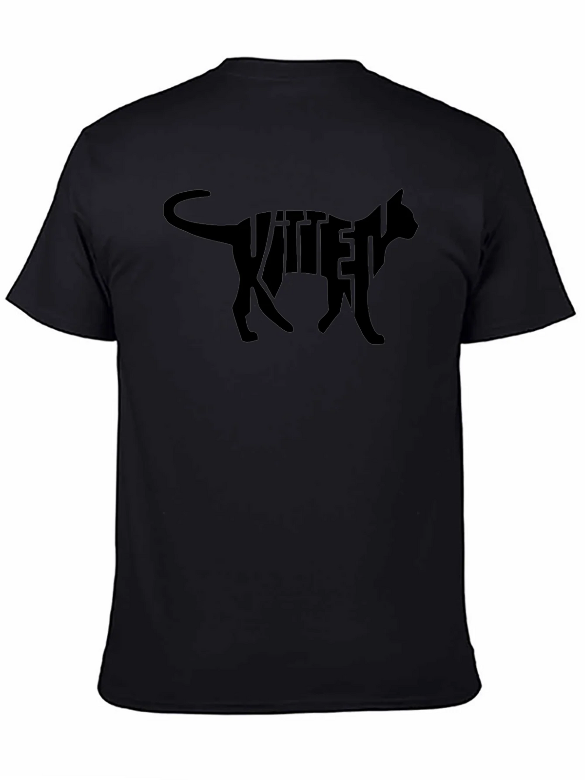 Kitten Cat Silhouette Graphic T-Shirt product image 7