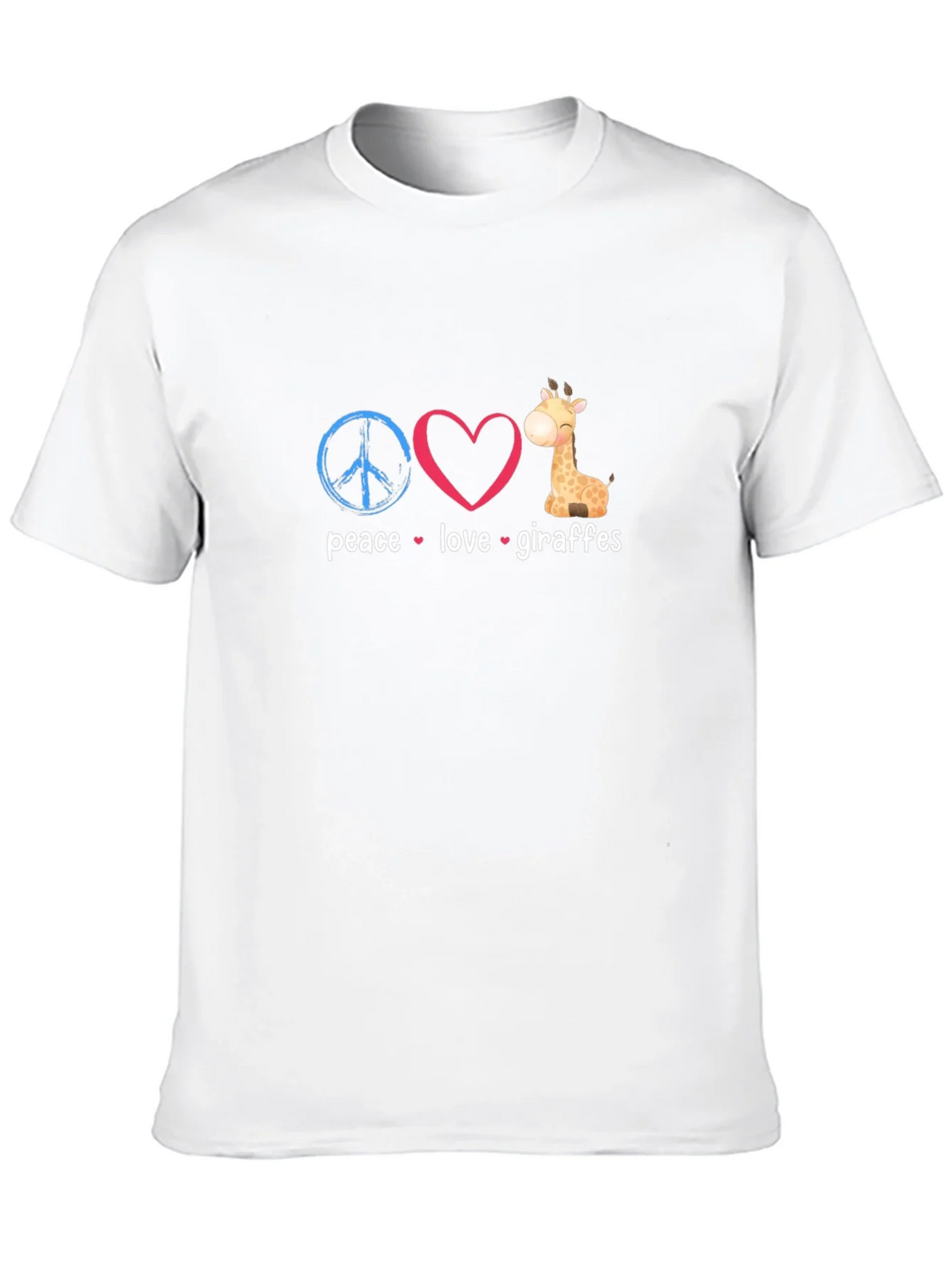 Peace Love Giraffes Graphic T-Shirt product image 12