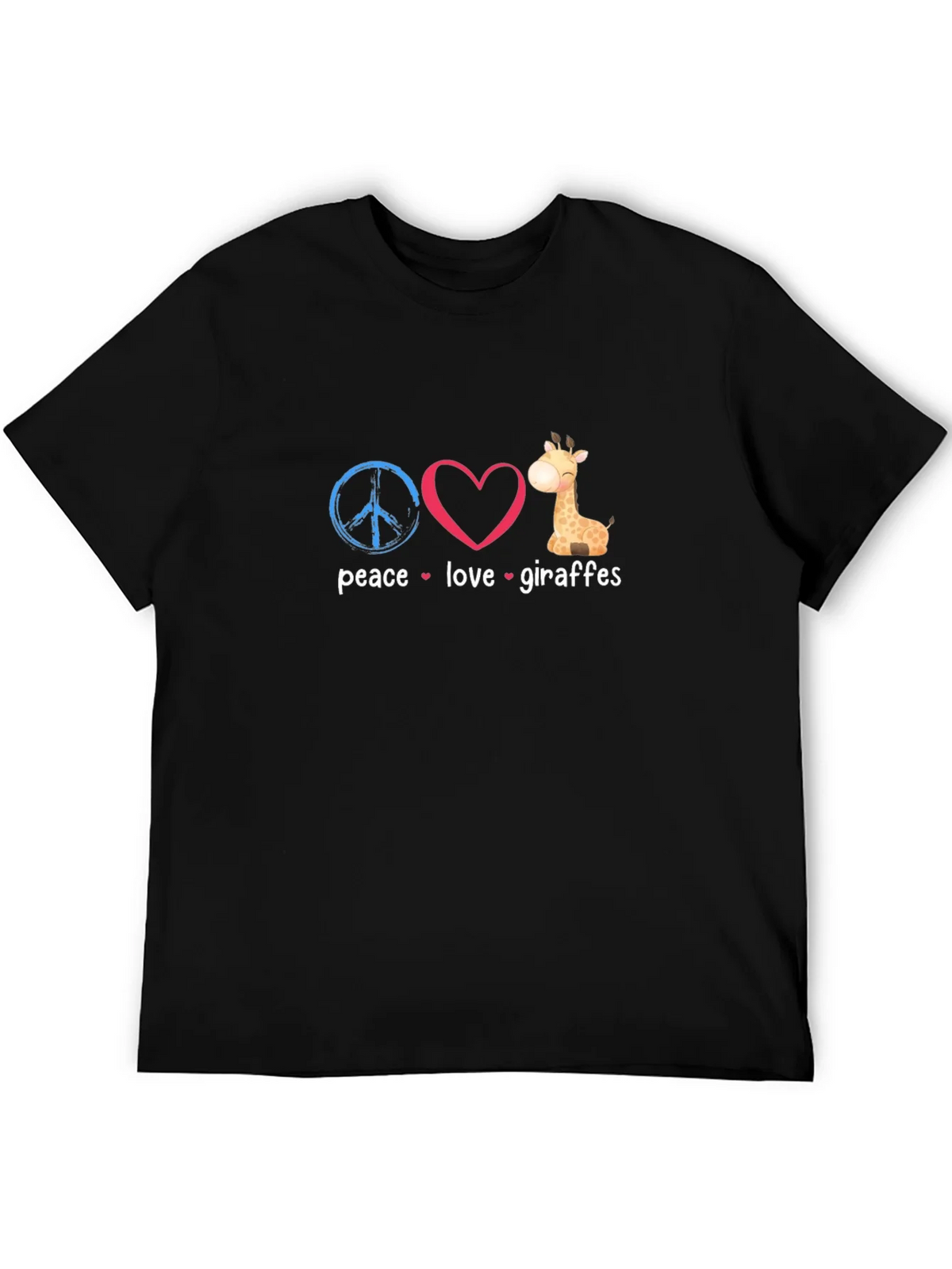 Peace Love Giraffes Graphic T-Shirt product image 8