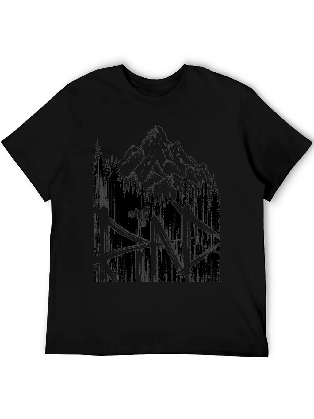 Mountain Biker Graphic Tee - Nature Adventure Shirt product image 8