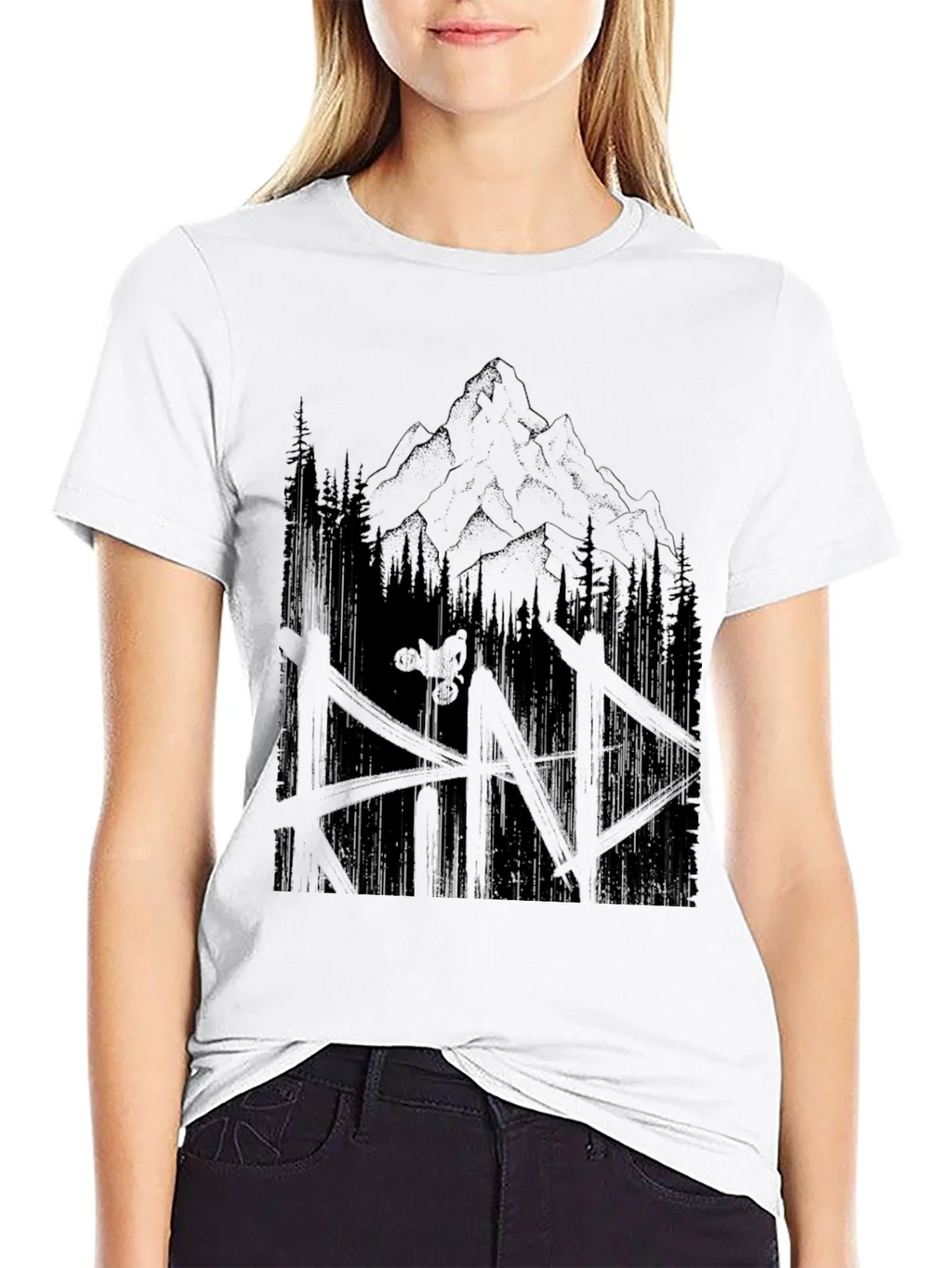 Mountain Biker Graphic Tee - Nature Adventure Shirt product image 11