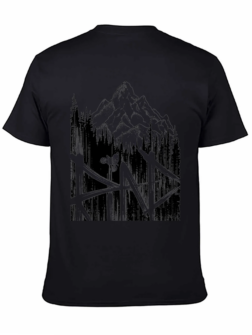 Mountain Biker Graphic Tee - Nature Adventure Shirt product image 7