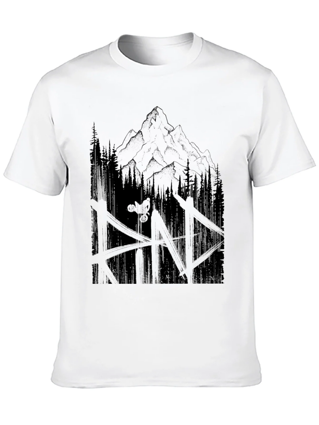 Mountain Biker Graphic Tee - Nature Adventure Shirt product image 12