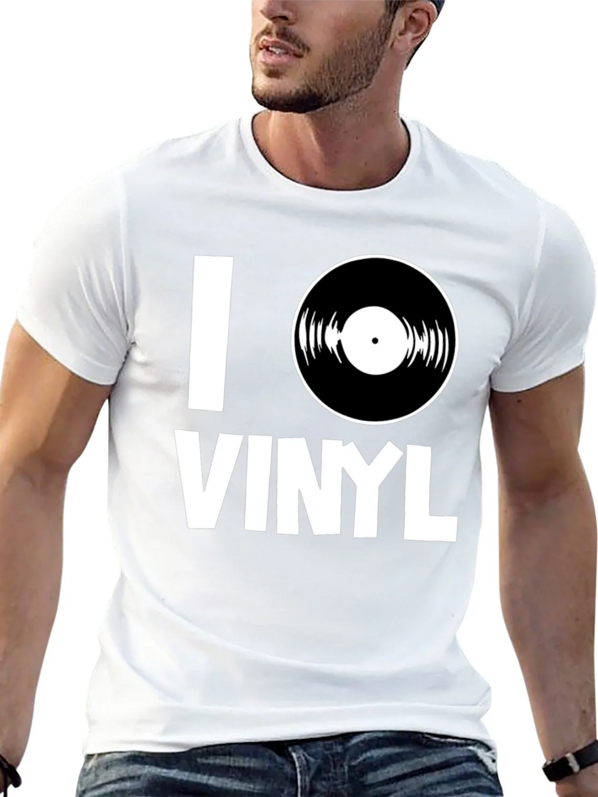 I Love Vinyl T-Shirt - Music Lover Tee product image 4