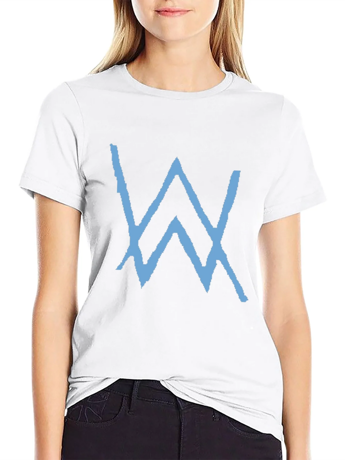 Black T-Shirt with Blue W Logo product image 11