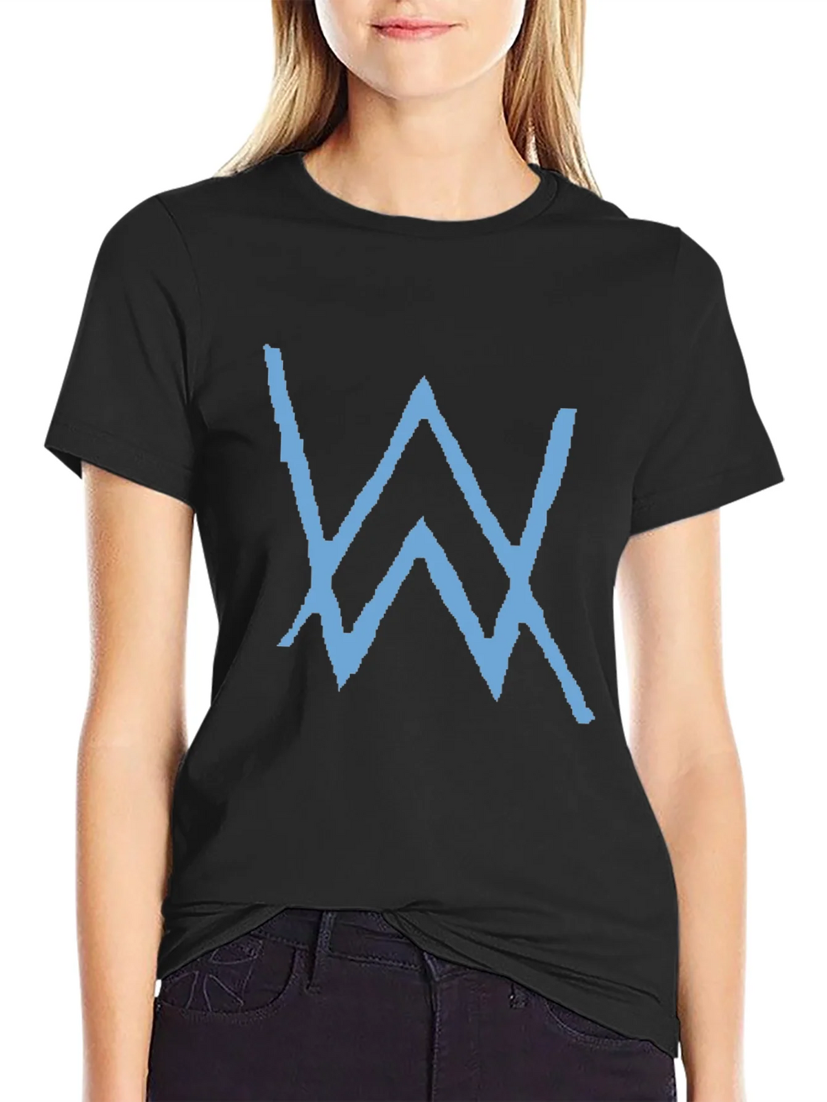 Black T-Shirt with Blue W Logo product image 5