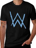 Black T-Shirt with Blue W Logo product image 1